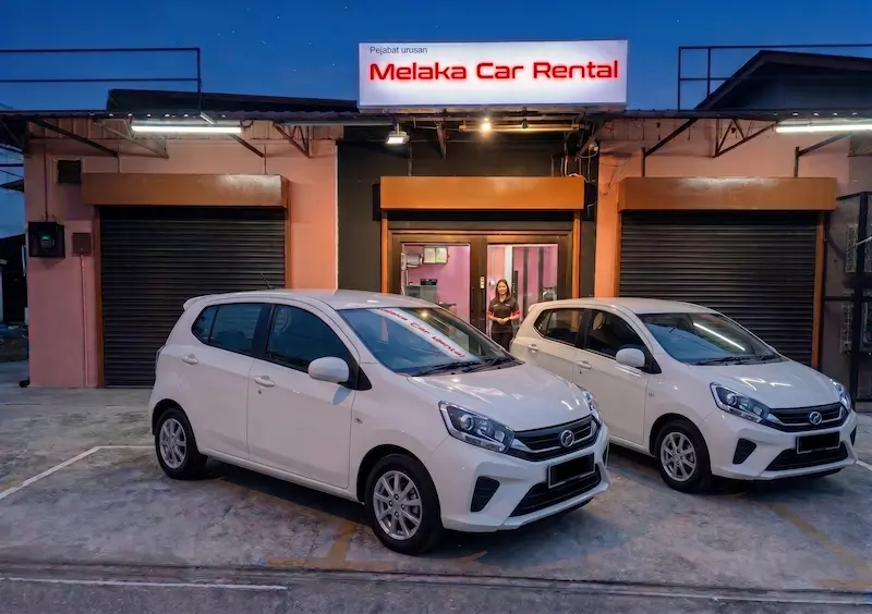Perodua Axia for rent in Melaka